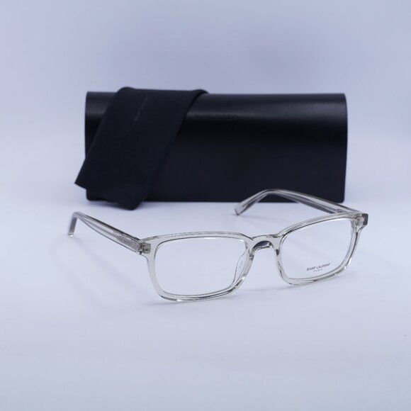Final Price! Saint Laurent SL671 004 Beige Eyeglasses 54mm - Picture 1 of 12